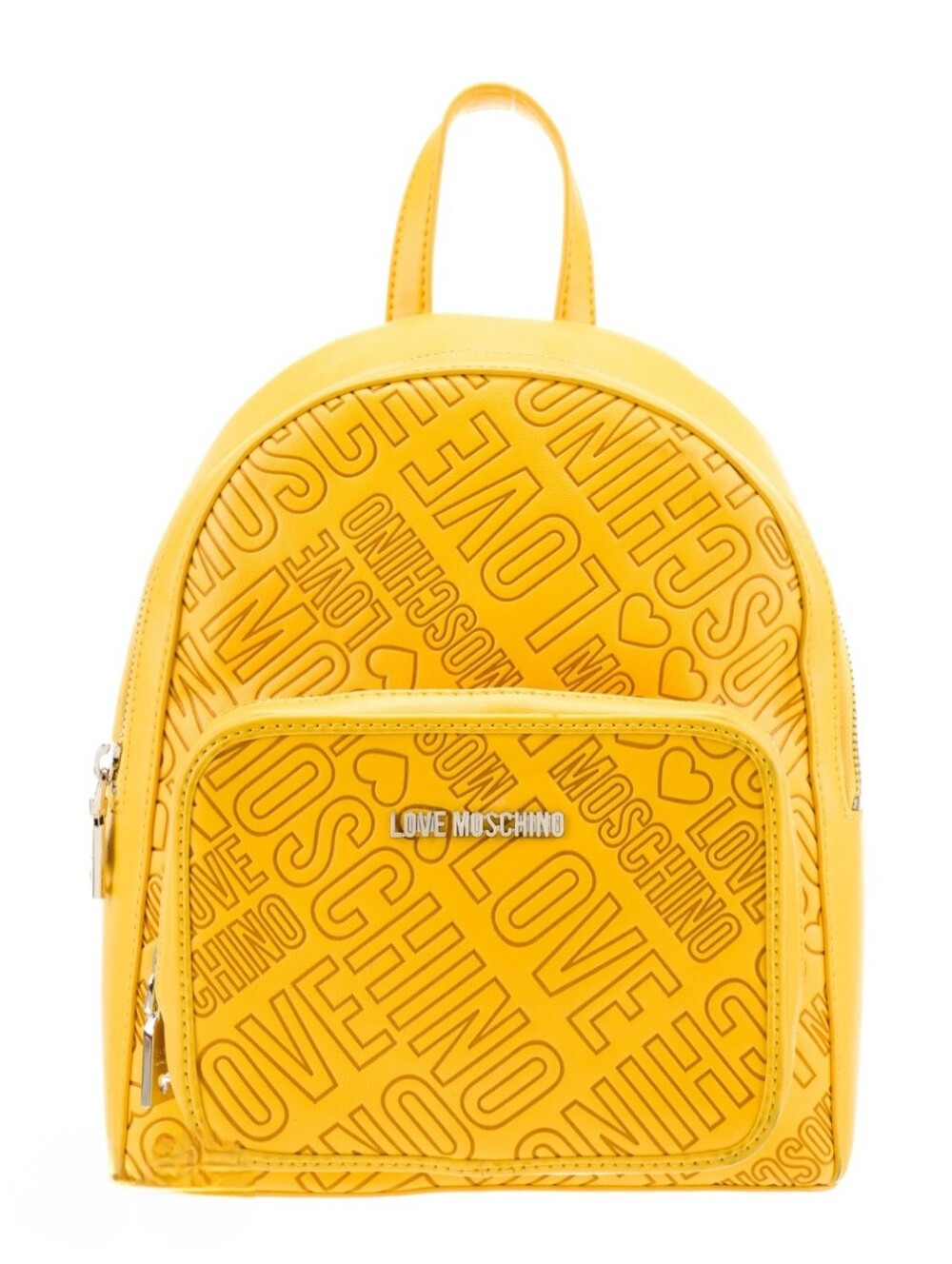 Love Moschino Yellow Logo Backpack